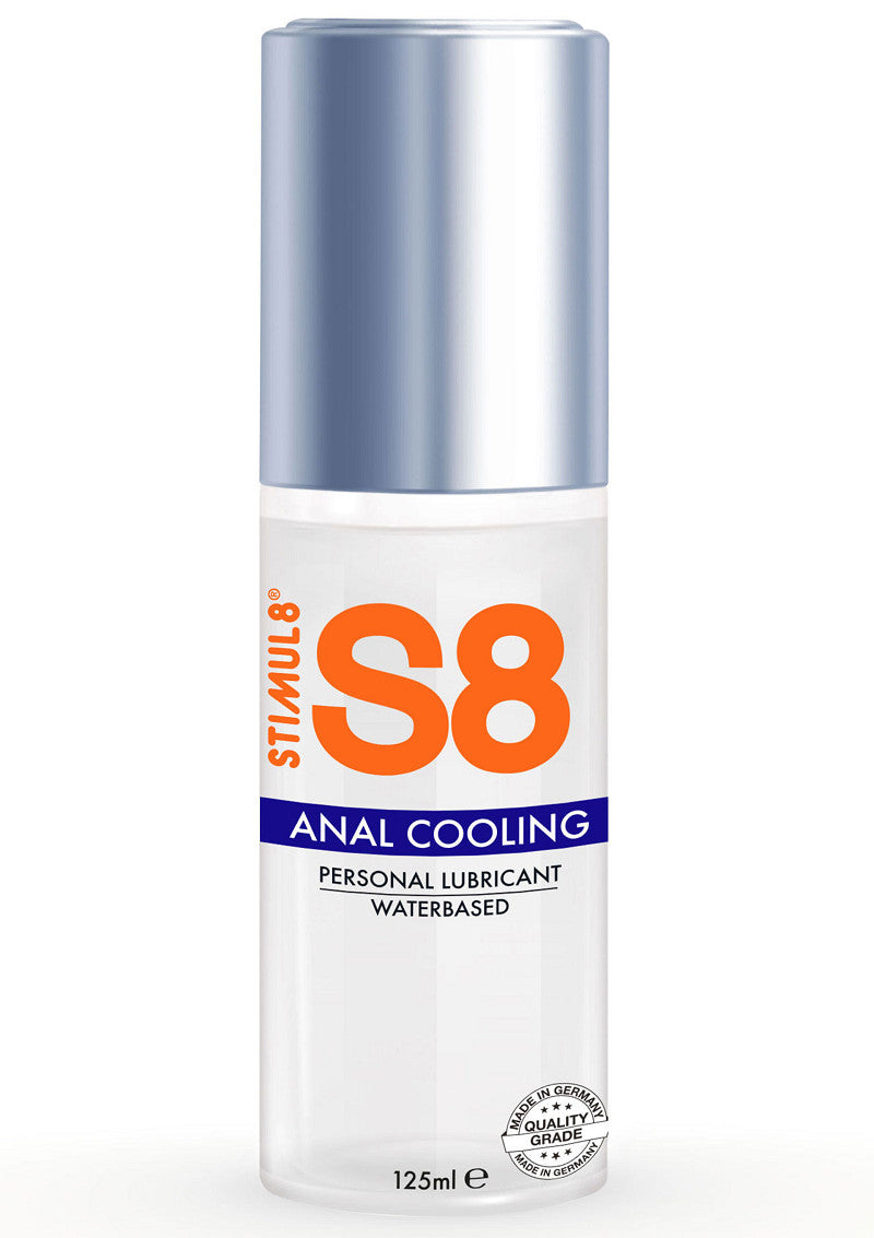 S8 Vattenbaserat Cooling Anal Lube 125ml